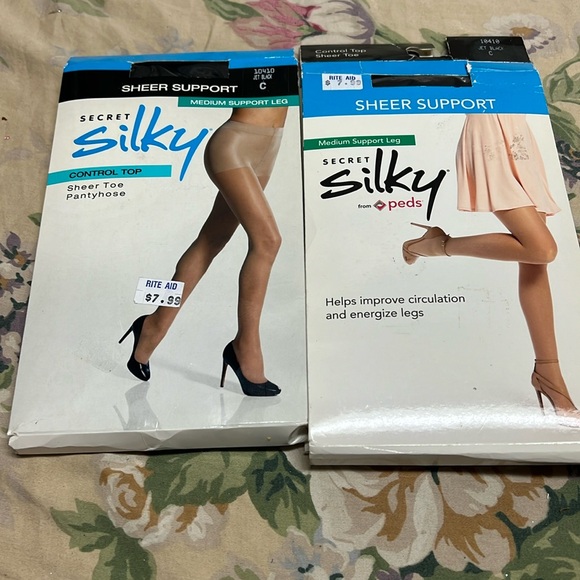 Pantyhose 6 pair controlled top bundle #23 - Picture 2 of 11